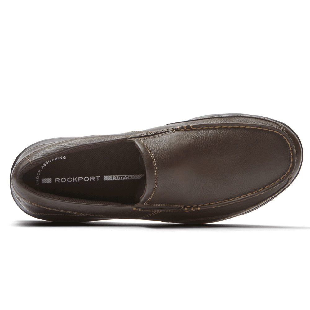 Rockport Mens City Play Two - Slip-On Brown - KPZ689207